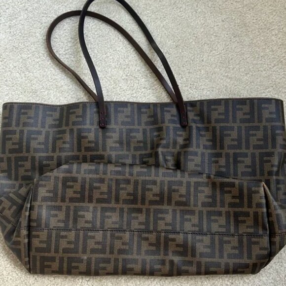 Fendi Medium Zucca Roll Tote - Picture 3 of 14